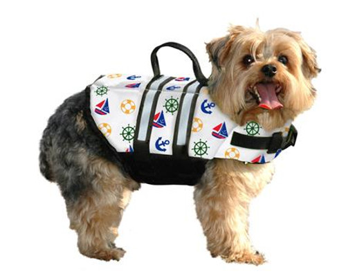 Paws Aboard Nautical Dog Life Jacket Small PA-N1300