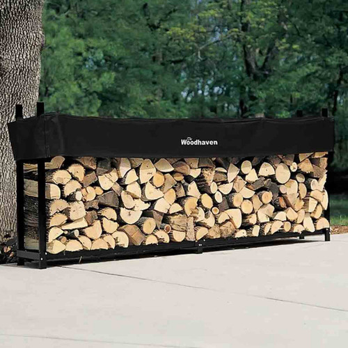 Woodhaven Log, Firewood Rack & Cover 10' x 4' x 14'  120WRC 