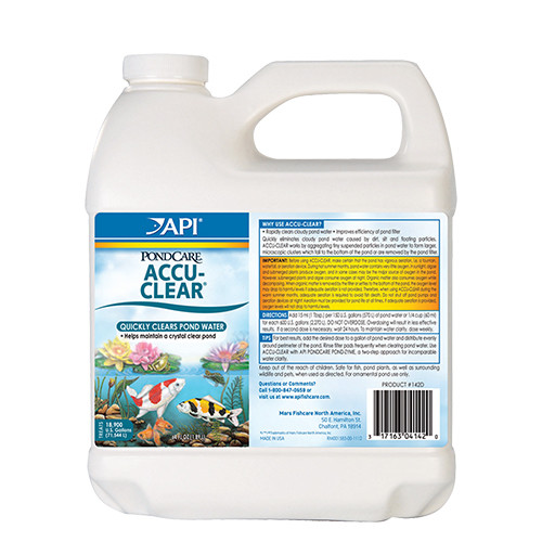 API Pond Care AccuClear 64 oz. Pond Water Clarifier 142 D 