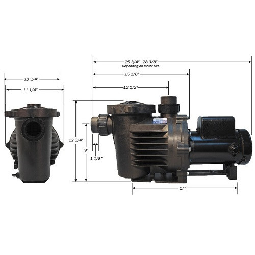 Performance Pro Artesian External Pump A2-1/8-39-C Low RPM CORDED