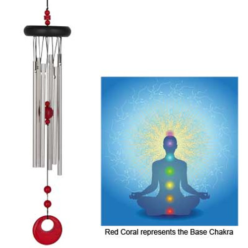 Woodstock Chimes Chakra Red Coral