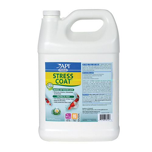  API Pond Care  Stress Coat Plus 1 Gallon Fish and Water Conditioner 140 C