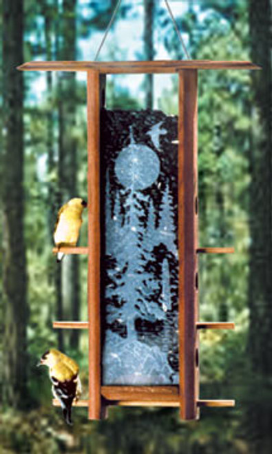 Schrodt Tranquil Forest Bird Feeder