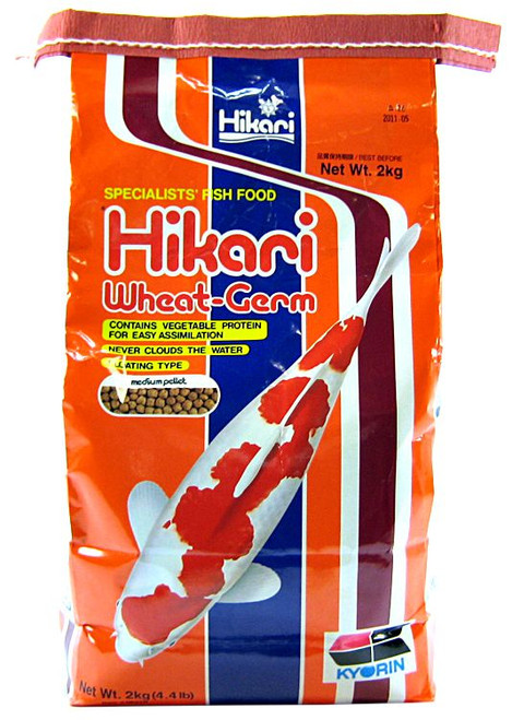 Hikari Wheat Germ 4.4 lb. Medium Pellet Koi Fish Food