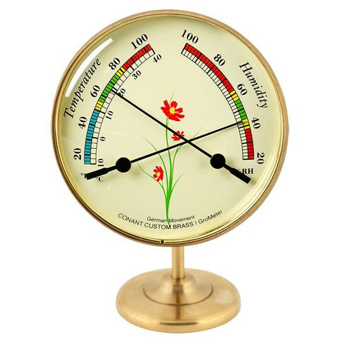 Conant Brass Growmeter with Stand