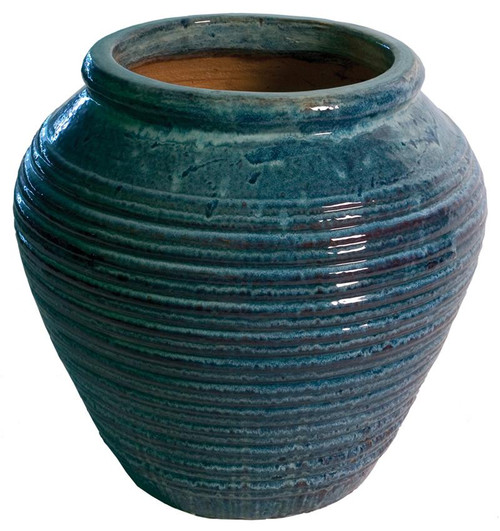Ceramic Urn Bubbler - Blue