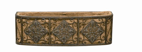 Deer Park Ironworks WB139 Large Diamond Window Box Cocoa Liner