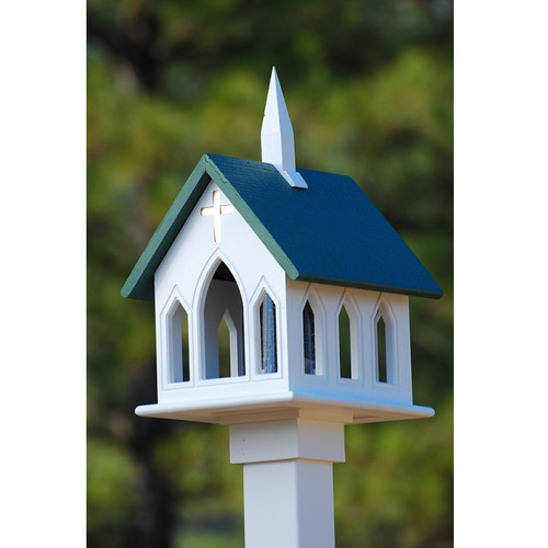 Church Bird Feeder - 3  Roof Colors