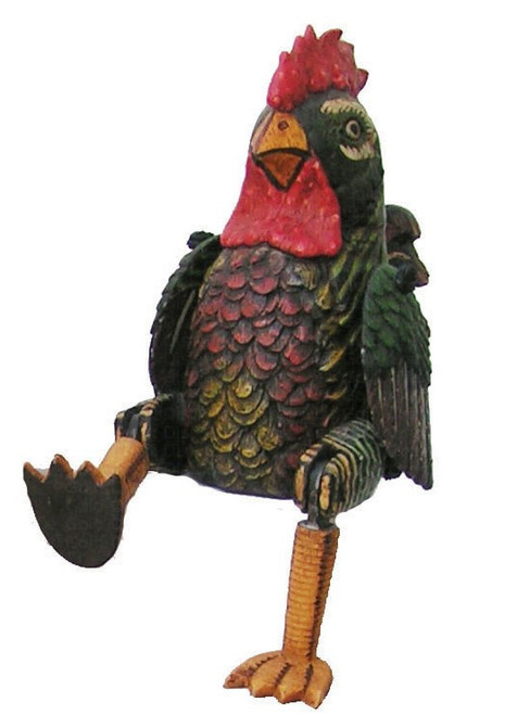 Cohasset Imports Lucky 9 in Textured Rooster Wind Chime