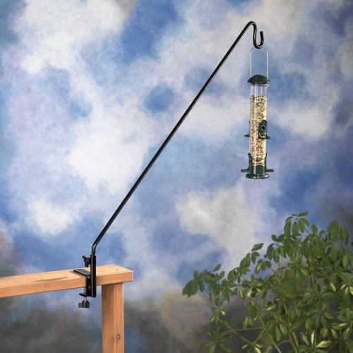 Hiatt Manufacturing 36 in Extended Reach Deck Hook, Black