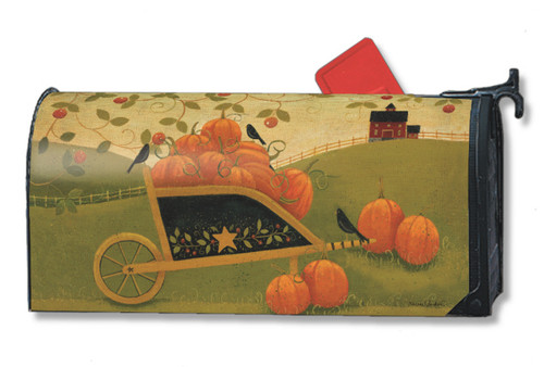 Magnet Works Pumpkin Cart MailWrap