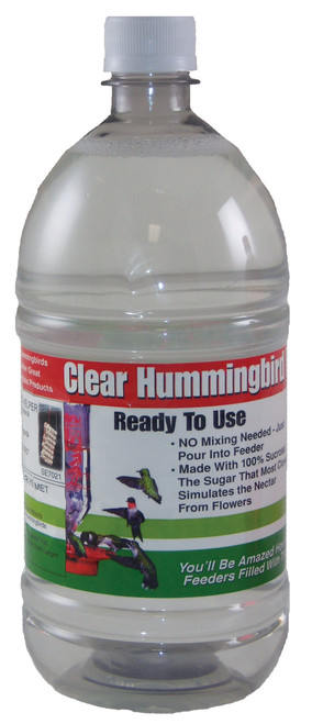 Songbird Essentials 1 Liter (33.8 oz) Clear RTU Hum. Nectar