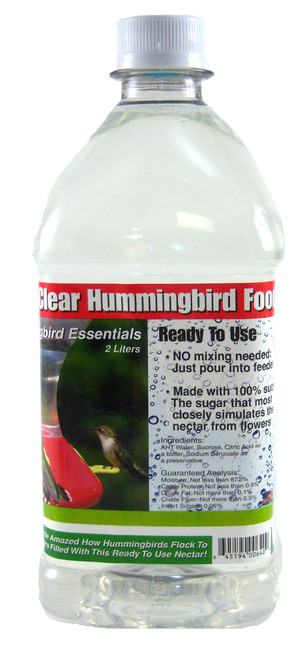 Songbird Essentials 2 Liter (67.6 oz) Clear RTU Nectar