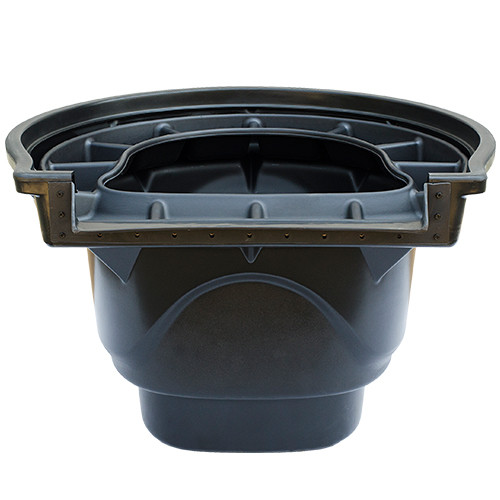 he Aquascape Signature Series 6000 BioFalls Filter is ideal for filtering ponds up to 6,000 gallons, providing efficient biological and mechanical filtration. Its durable, rotationally-molded, rounded polyethylene shape maximizes structural strength while making it easier to camouflage into your landscape. Able to handle flow rates up to 15,000 gallons per hour, the filter can be installed in a wide variety of applications. The Aquascape Signature Series 6000 BioFalls Filter includes our patented non-cross-threading screws and reversible 28” waterfall spillway lip, providing the option of installing a natural stone spillway. The included rock and plant tray can hold rocks, plants, and gravel, helping to naturalize the BioFalls into the surrounding area.

Features:

    Reversible Waterfall Lip: provides the option of using a natural stone spillway
    Removable Rock Tray: hold rocks, plants, and gravel, helping to naturalize the filter into the landscape
    (3) Filter Media Nets (BioBalls sold separately)
    Corrosion-resistant Hardware
    (2) Filter Mats
    Two bulkhead ports provide multiple plumbing options
    Support Rack: ensures even distribution of water flow through

    Packaged Weight: 55 lb
    Dimensions: 40"L x 45"W x 29.5"H
