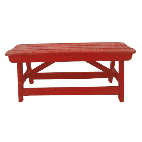 Perfect Choice Furniture Traditional Bench Cardinal Red OFBT-CR