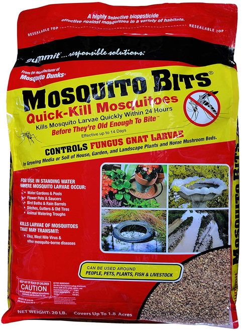 Summit Mosquito Bits 20lbs. Organic Mosquito  Insecticide 1191