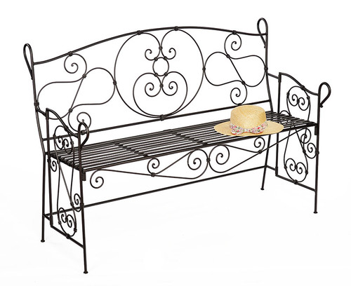 Achla Ferro Firenze Bench Decorative Garden Bench AR-27