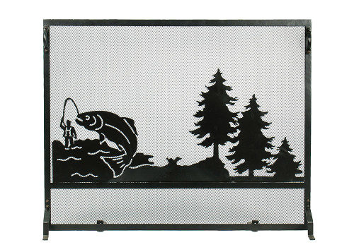 Achla Minuteman Big Fish Fireplace Screen S33-3830