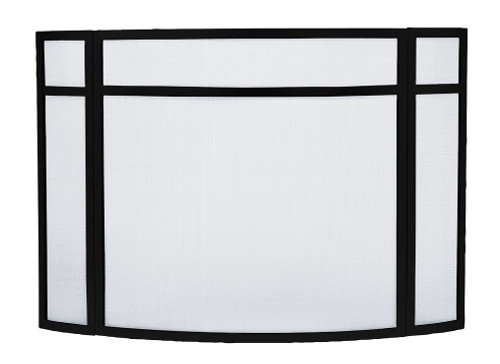 Achla Minuteman Black Fireplace Spark Guard Screen X800493