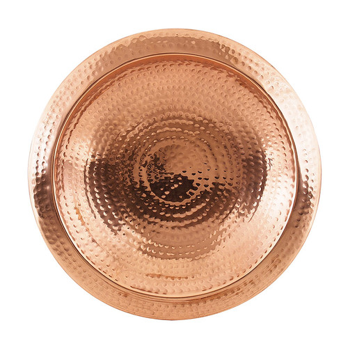 Achla Hammered Copper Bowl w/ Rim  BBHC-01