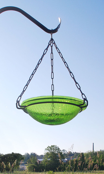 Achla Fern Green Hanging Birdbath  BBH-02FG