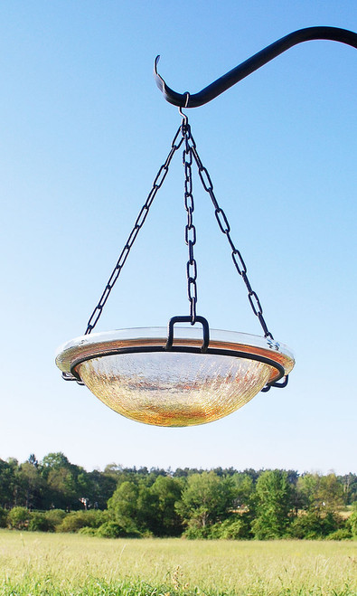 Achla Apricot Ice Hanging Birdbath  BBH-02AP