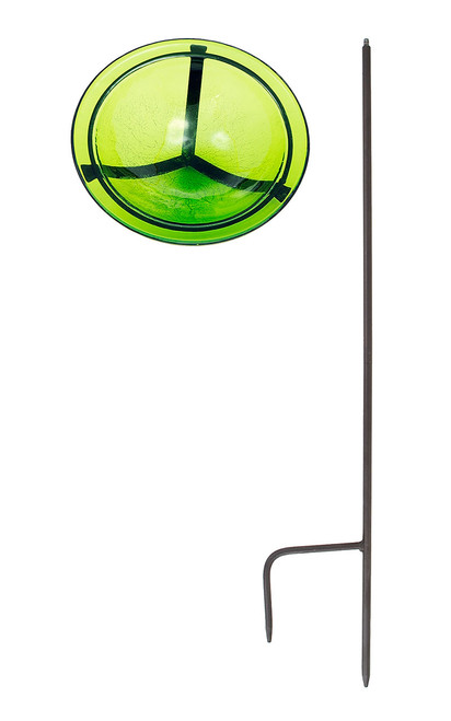 Achla Fern Green Crackle Bowl with stand Bird Bath GBB-05