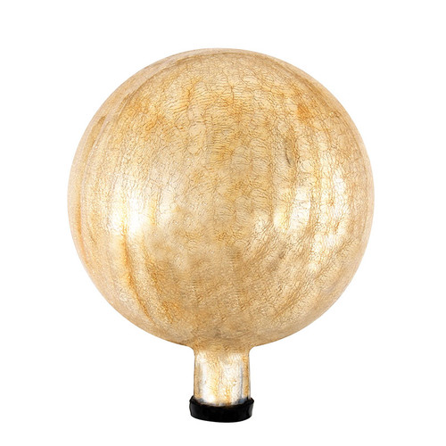 Achla 10" Gazing Globe Ball Apricot Ice Crackle G10-AP-C