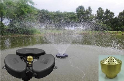 Matala Floating Fountain 1/2 HP With Type A Nozzle 110V 65Ft. Power Cord