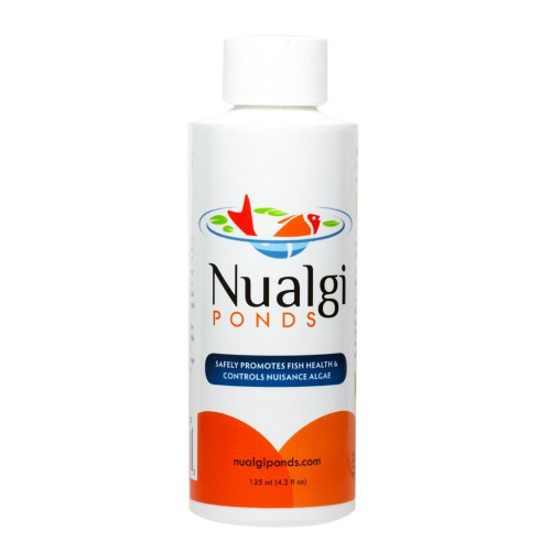 Nualgi Ponds Fish Health and Algae Control 125 ml Safe For Fish Plants Birds and Pets (NUP04)