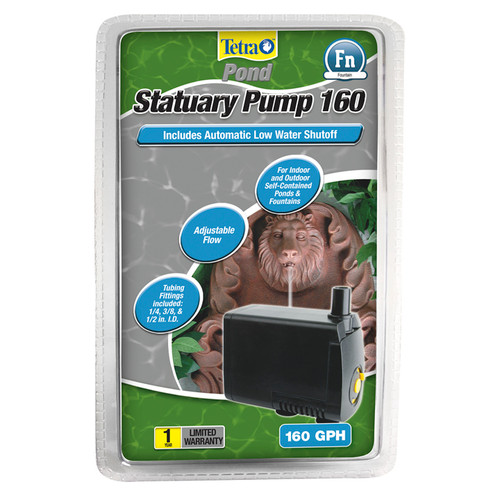 Tetra Pond 160 GPH Statuary Pump with Auto Shut-Off - 19766