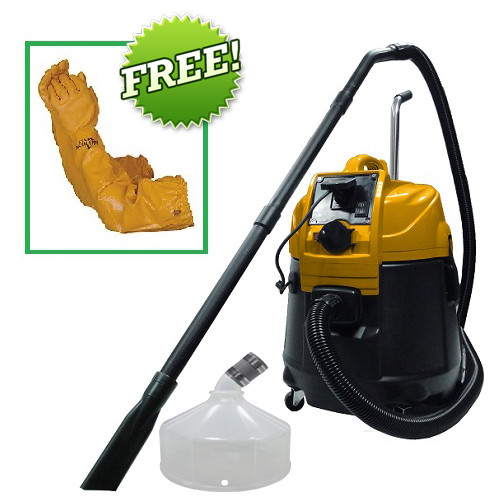 Matala Power Cyclone Pond Vacuum Continuous Pond Vac With Power Discharge With Gravel Head Attachment PLUS FREE Atlas Pond Gloves (Copy of MPC-VAC)