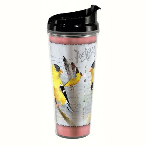American Expedition Goldfinch Postcard Tall Tumbler 24 oz AMETB24243