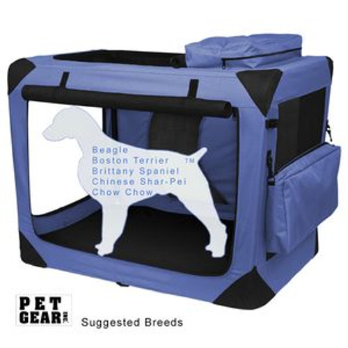 Pet Gear Generation II Sift Crate with Pad and Treat Bag Light Lavender PG5530LV