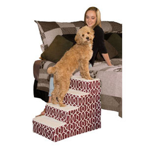 Pet Gear Trellis Print Designer Step IV DARK CRANBERRY PG9640TDC