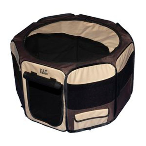 Pet Gear Travel Lite Soft-Sided Pet Pen with Removable Top MEDIUM 36" SAHARA TL4136SA