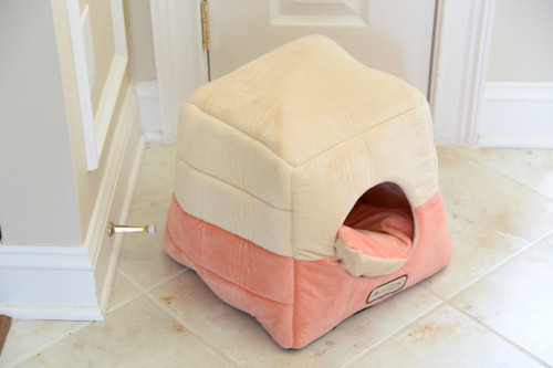 Armarkat Cat or Dog Bed Laurel Orange & Beige C07CCS/MH