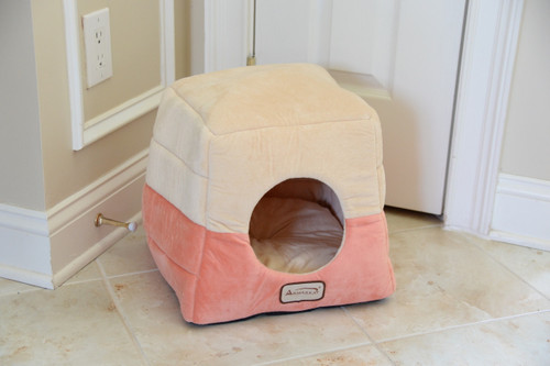 Armarkat Cat or Dog Bed Laurel Orange & Beige C07CCS/MH