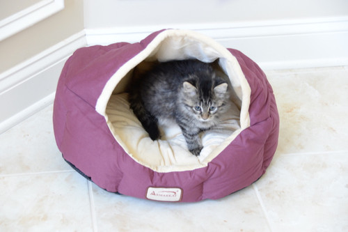 Armarkat Cat or Dog Bed Laurel Burgundy & Beige C08HJH/MH