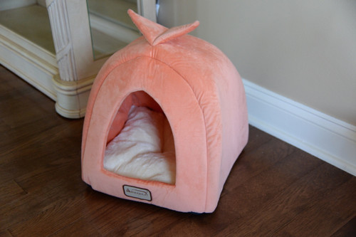 Armarkat Cat or Dog Bed Laurel Orange & Ivory C10HCS/MB