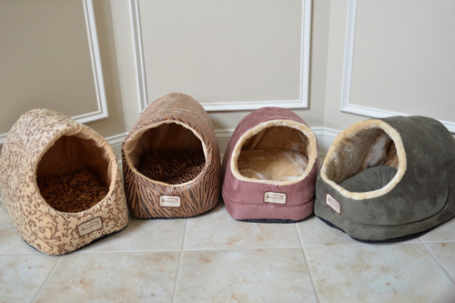 Armarkat Cat or Dog Bed Laurel Sage Green & Beige C18HHL/MH