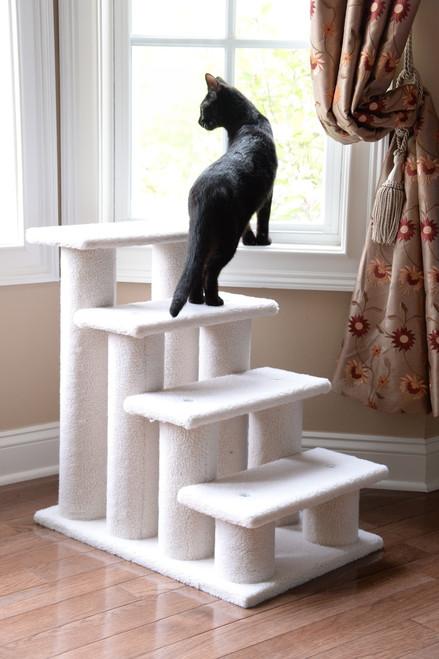 Armarkat Extra Small <30" Classic Cat Tree/Steps IVORY B4001