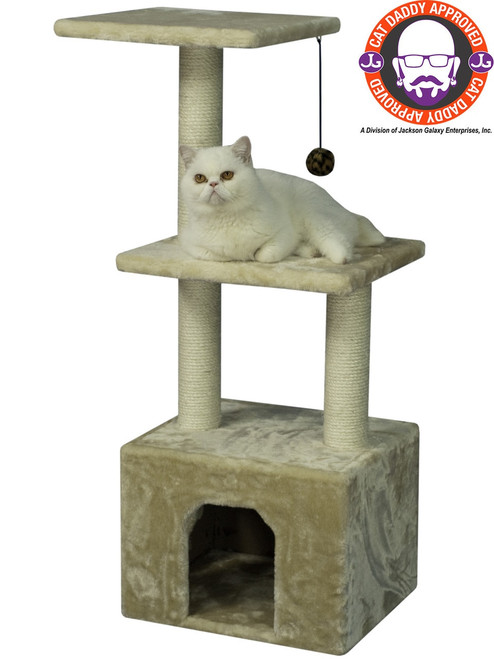 Armarkat Small 31"-45" Classic Cat Tree BEIGE A3902