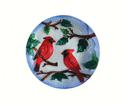 Songbird Essentials Perching Cardinals Birdbath SE5038