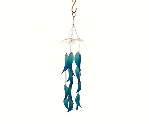 Gift Essentials Fish Catch Wind Chime GEBLUEG453