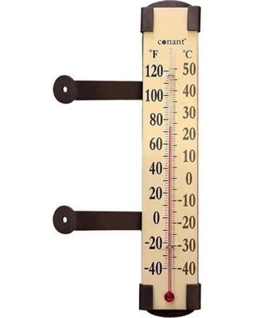 Weems & Plath Conant Bronze Patina Elements Clear ViewThermometer CCBT30BP.POP
