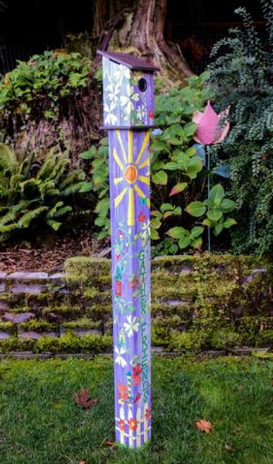 Studio M Gather Friends Birdhouse 6 foot Art Pole 