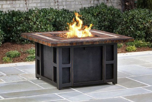 Oakland Living Goldie's Steel Propane Fire Pit Table OAA3024