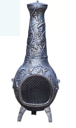 Oakland Living Hummingbird Cast iron Wood Burning Chiminea OAA2902