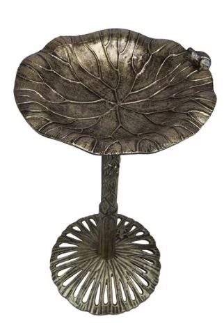 Oakland Living Handmade Solid Metal Birdbath PHBA1015 